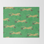 Florence the Cowgirl Cheetah Throw Blanket Gallery Image 2