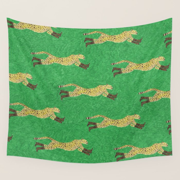 Florence the Cowgirl Cheetah Wall Tapestry Gallery Image 4