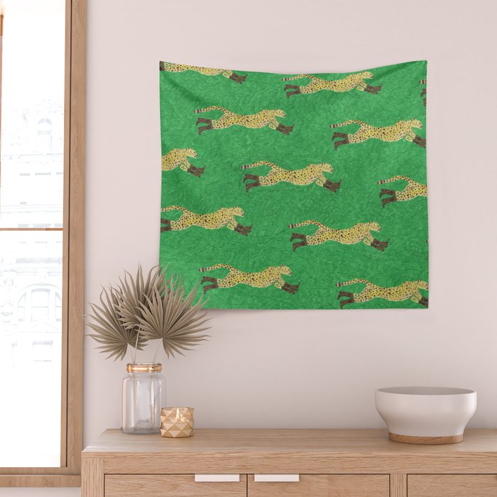 Florence the Cowgirl Cheetah Wall Tapestry Gallery Image 2