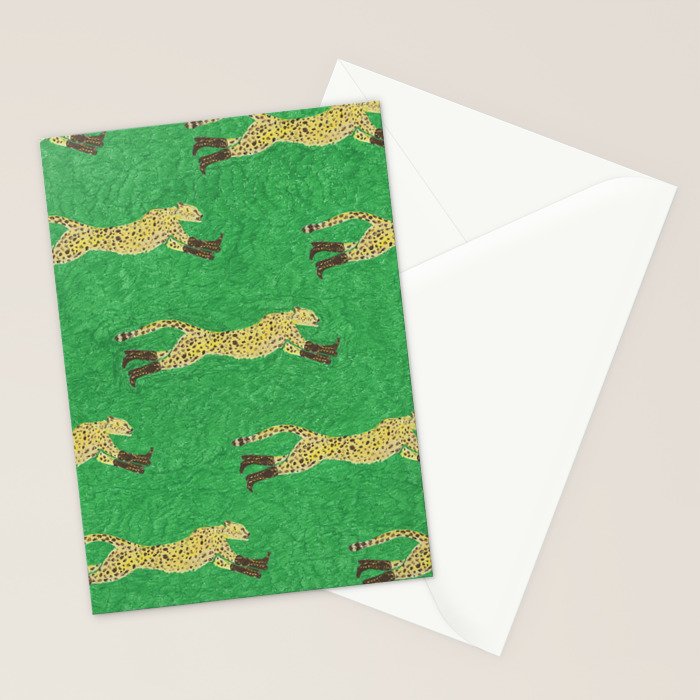 Florence the Cowgirl Cheetah Stationery Card Gallery Image 2