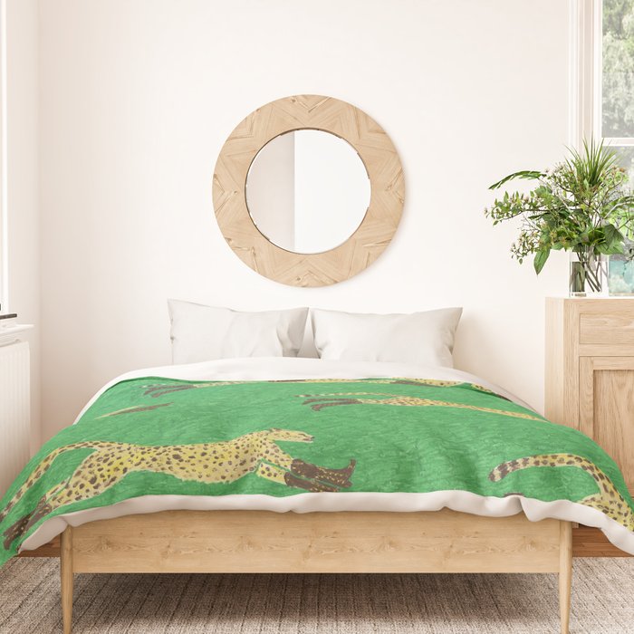 Florence the Cowgirl Cheetah Duvet Cover Gallery Image 3