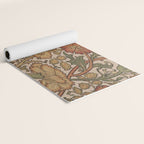 William Morris Rose and Rose, William Morris floral design  Yoga Mat Gallery Image 2