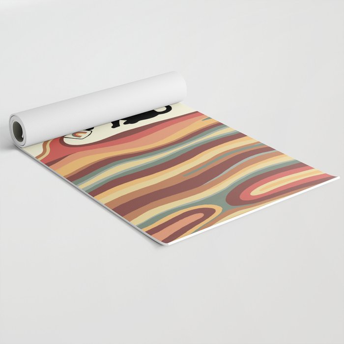 Rainbow cat 1 coffee milk drop Yoga Mat Gallery Image 2
