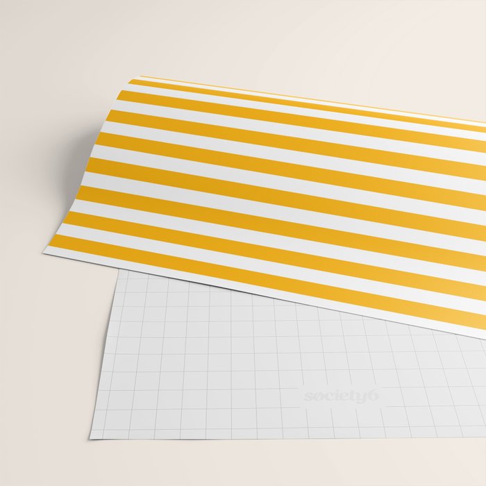 Striped Yellow Wrapping Paper Gallery Image 2
