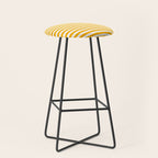 Striped Yellow Stool Gallery Image 1