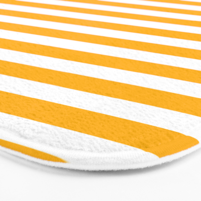 Striped Yellow Bath Mat Gallery Image 3