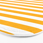 Striped Yellow Bath Mat Gallery Image 3