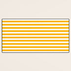 Striped Yellow Desk Mat Gallery Image 3