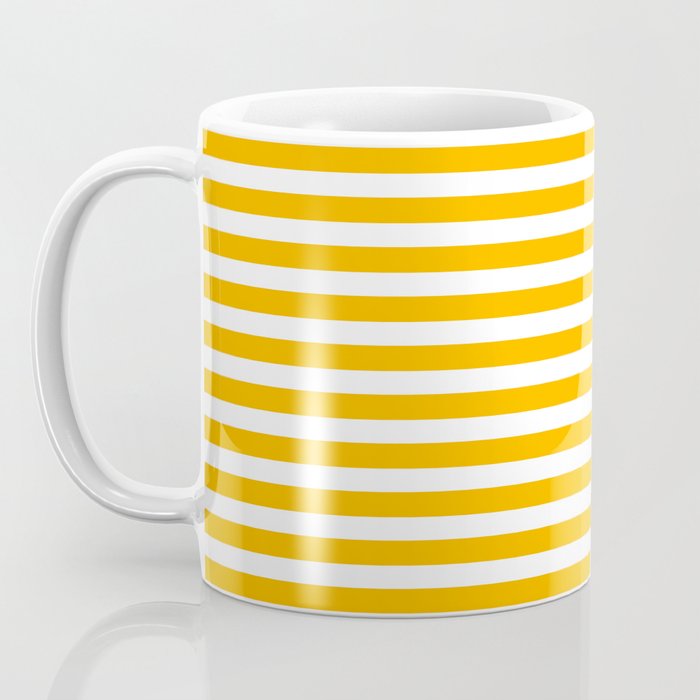 Striped Yellow Coffee Mug Gallery Image 3