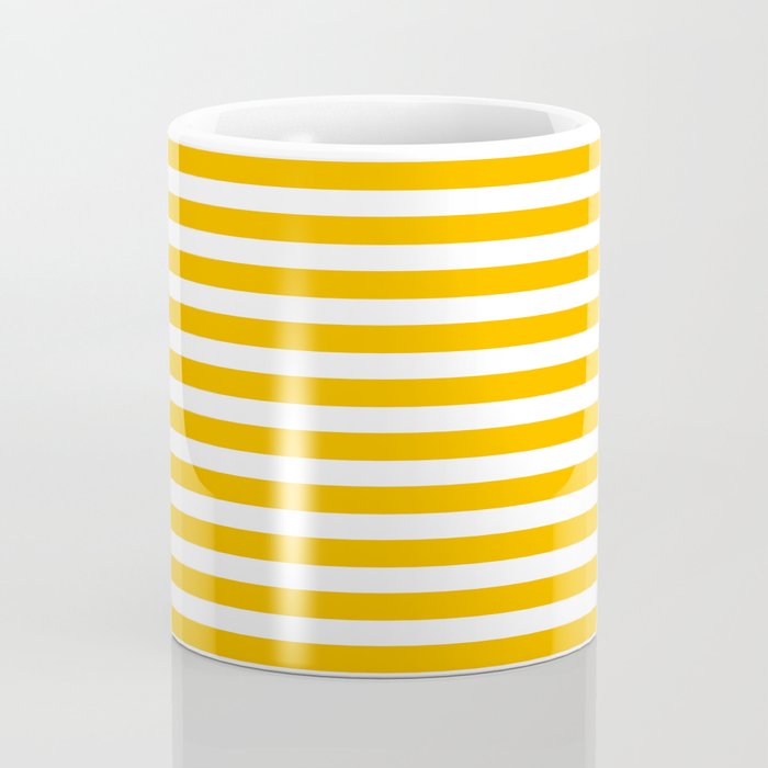 Striped Yellow Coffee Mug Gallery Image 4