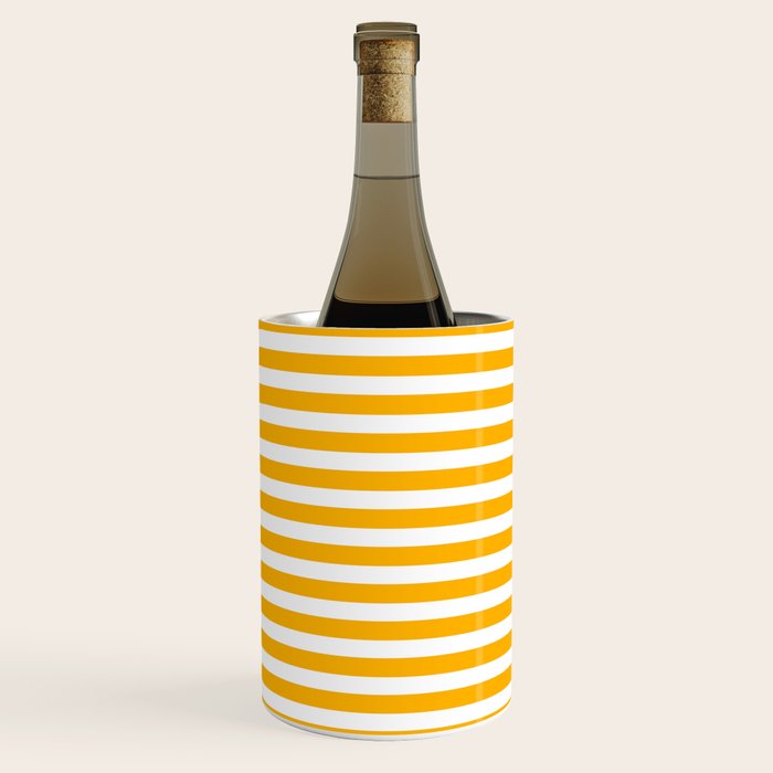 Striped Yellow Wine Chiller Gallery Image 2