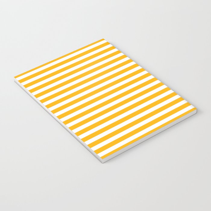 Striped Yellow Notebook Gallery Image 3