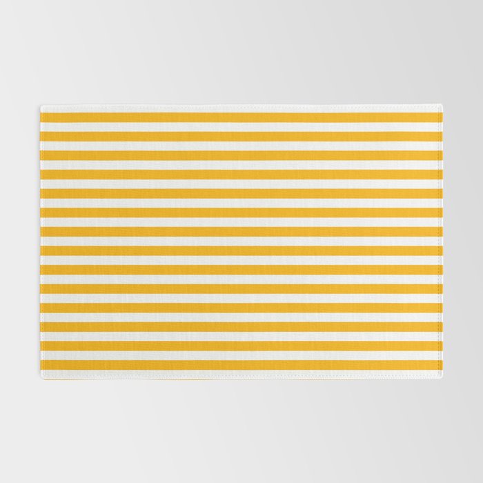 Striped Yellow Rug Gallery Image 2