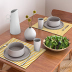 Striped Yellow Placemat Gallery Image 2