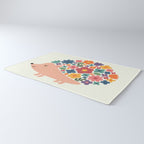 Floral Hedgehog Rug Gallery Image 3