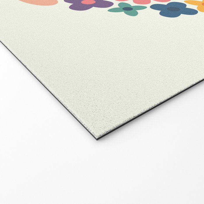 Floral Hedgehog Welcome Mat Gallery Image 2