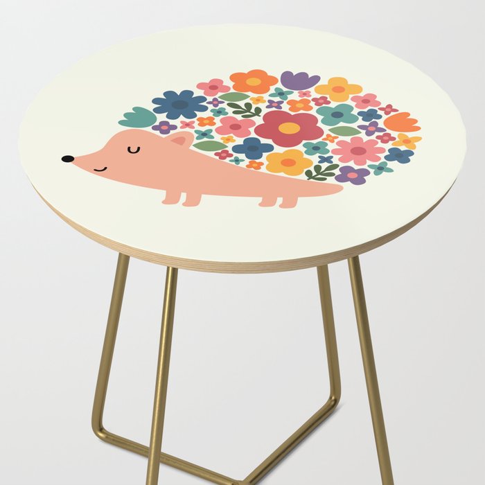 Floral Hedgehog Side Table Gallery Image 2