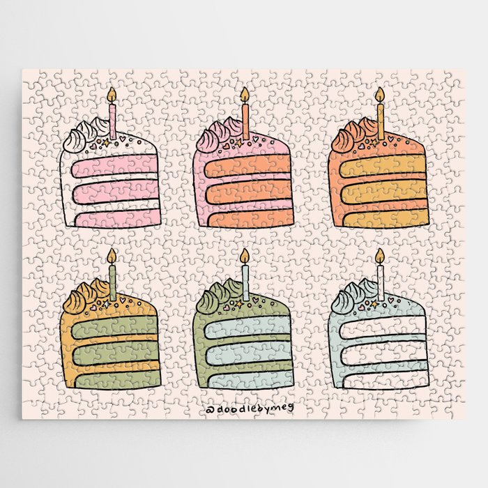 Rainbow Slice of Cake Jigsaw Puzzle Gallery Image 1