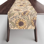 Sunflowers - gold Table Runner Gallery Image 1