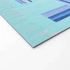 Vote Hand Lettering on Blue Watercolor Background Welcome Mat Gallery Image 2