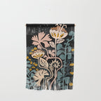 Stockholm garden night black and blue Wall Hanging Gallery Image 1