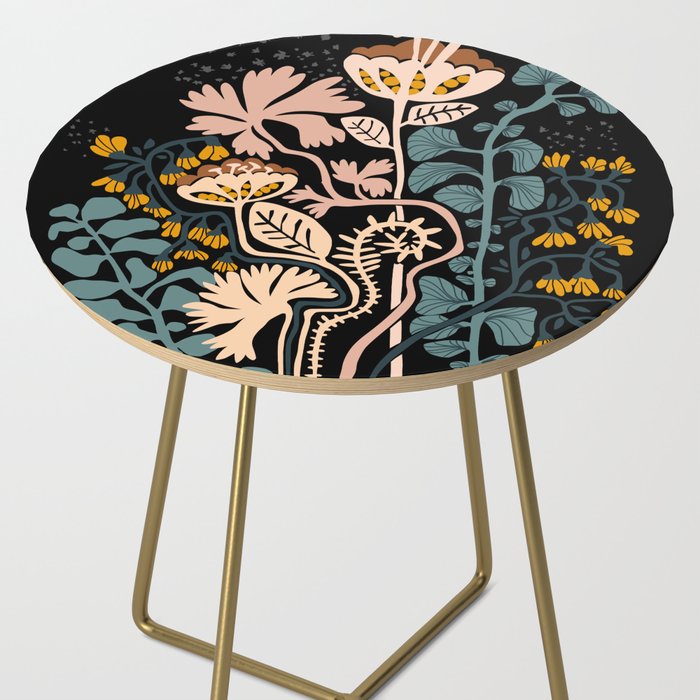 Stockholm garden night black and blue Side Table Gallery Image 2