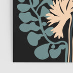 Stockholm garden night black and blue Poster Gallery Image 3