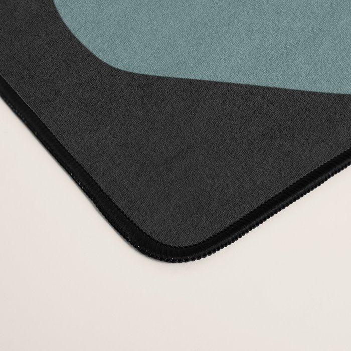 Stockholm garden night black and blue Desk Mat Gallery Image 4