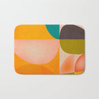 abstract painterly mid century shapes 2 Bath Mat Gallery Image 1