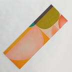 abstract painterly mid century shapes 2 Yoga Mat Gallery Image 1