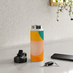 abstract painterly mid century shapes 2 Water Bottle Gallery Image 4