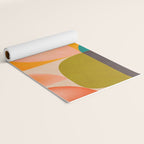 abstract painterly mid century shapes 2 Yoga Mat Gallery Image 2