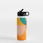 abstract painterly mid century shapes 2 Water Bottle Gallery Image 1