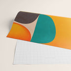 abstract painterly mid century shapes 2 Wrapping Paper Gallery Image 2