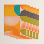 abstract painterly mid century shapes 2 Wrapping Paper Gallery Image 3