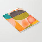 abstract painterly mid century shapes 2 Notebook Gallery Image 2
