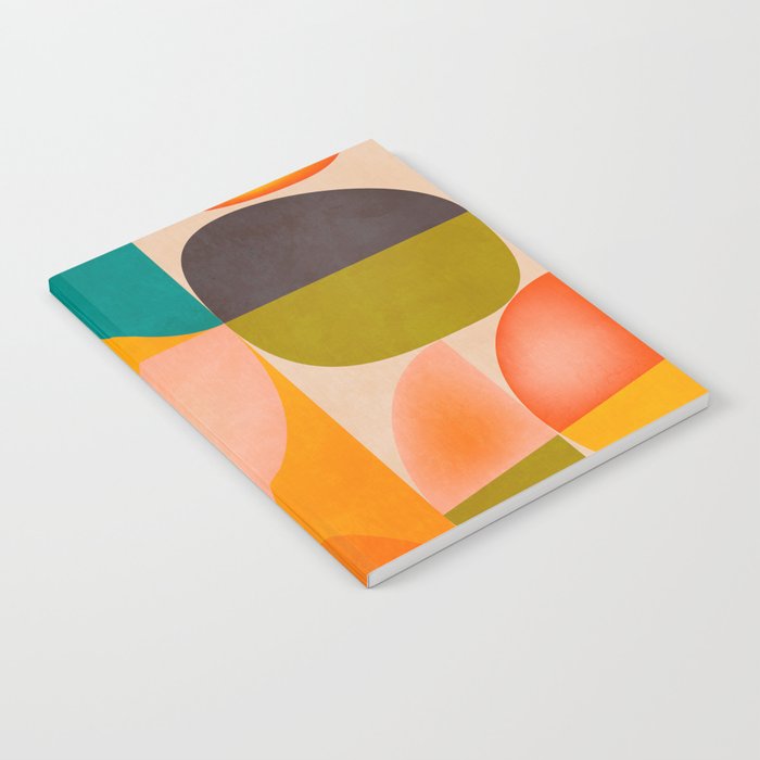 abstract painterly mid century shapes 2 Notebook Gallery Image 2