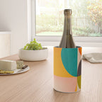 abstract painterly mid century shapes 2 Wine Chiller Gallery Image 4