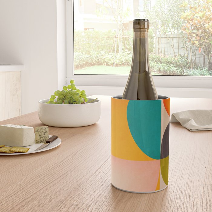 abstract painterly mid century shapes 2 Wine Chiller Gallery Image 4