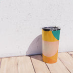 abstract painterly mid century shapes 2 Travel Mug Gallery Image 4