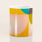abstract painterly mid century shapes 2 Coffee Mug Gallery Image 4