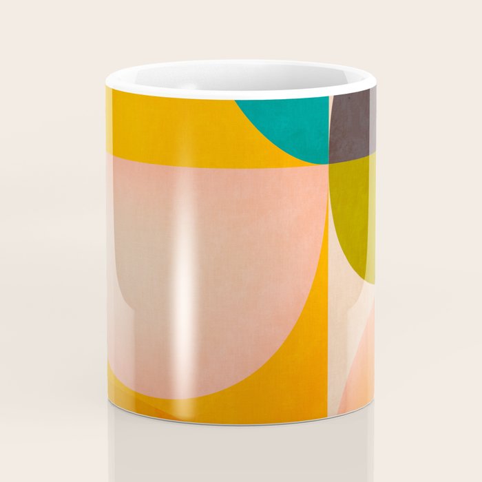abstract painterly mid century shapes 2 Coffee Mug Gallery Image 4
