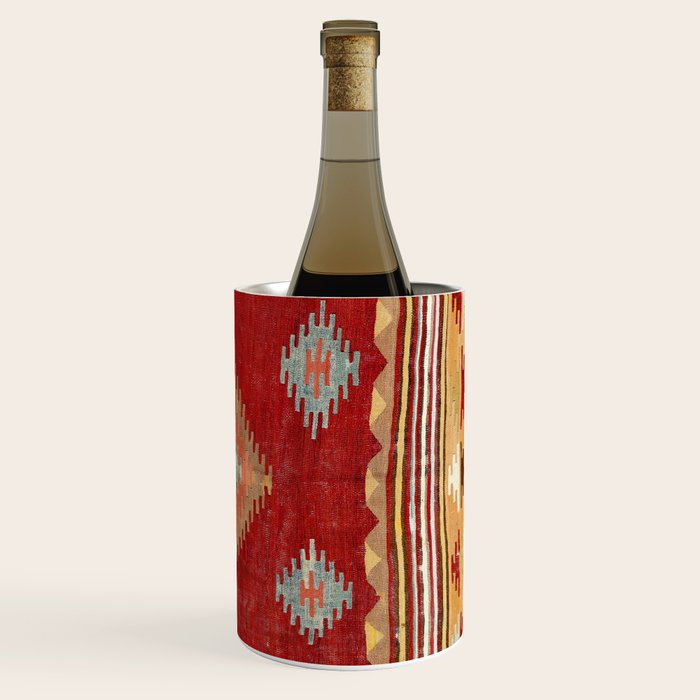 Çal  Antique Turkish Kilim Print Wine Chiller Gallery Image 3