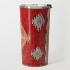 Çal  Antique Turkish Kilim Print Travel Mug Gallery Image 2