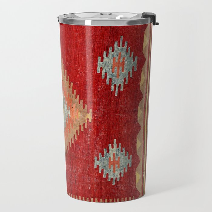 Çal  Antique Turkish Kilim Print Travel Mug Gallery Image 2