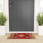 Çal  Antique Turkish Kilim Print Welcome Mat Gallery Image 3