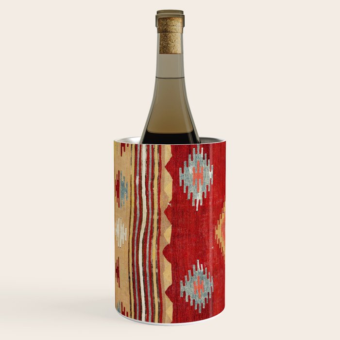 Çal  Antique Turkish Kilim Print Wine Chiller Gallery Image 2