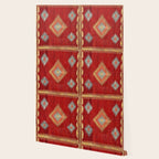 Çal  Antique Turkish Kilim Print Wallpaper Gallery Image 2