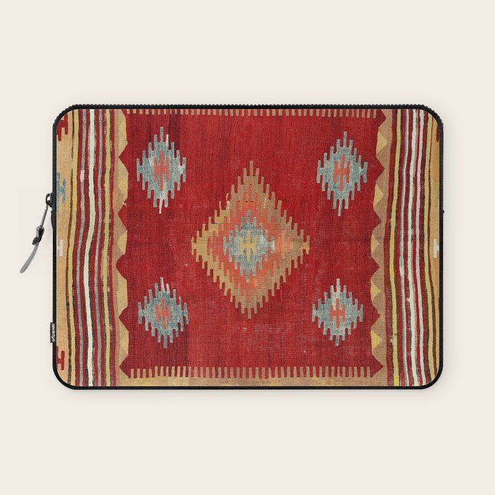 Çal  Antique Turkish Kilim Print Laptop Sleeve Gallery Image 1