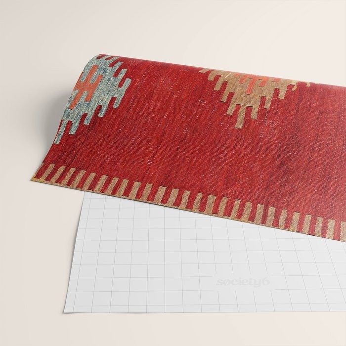 Çal  Antique Turkish Kilim Print Wrapping Paper Gallery Image 2
